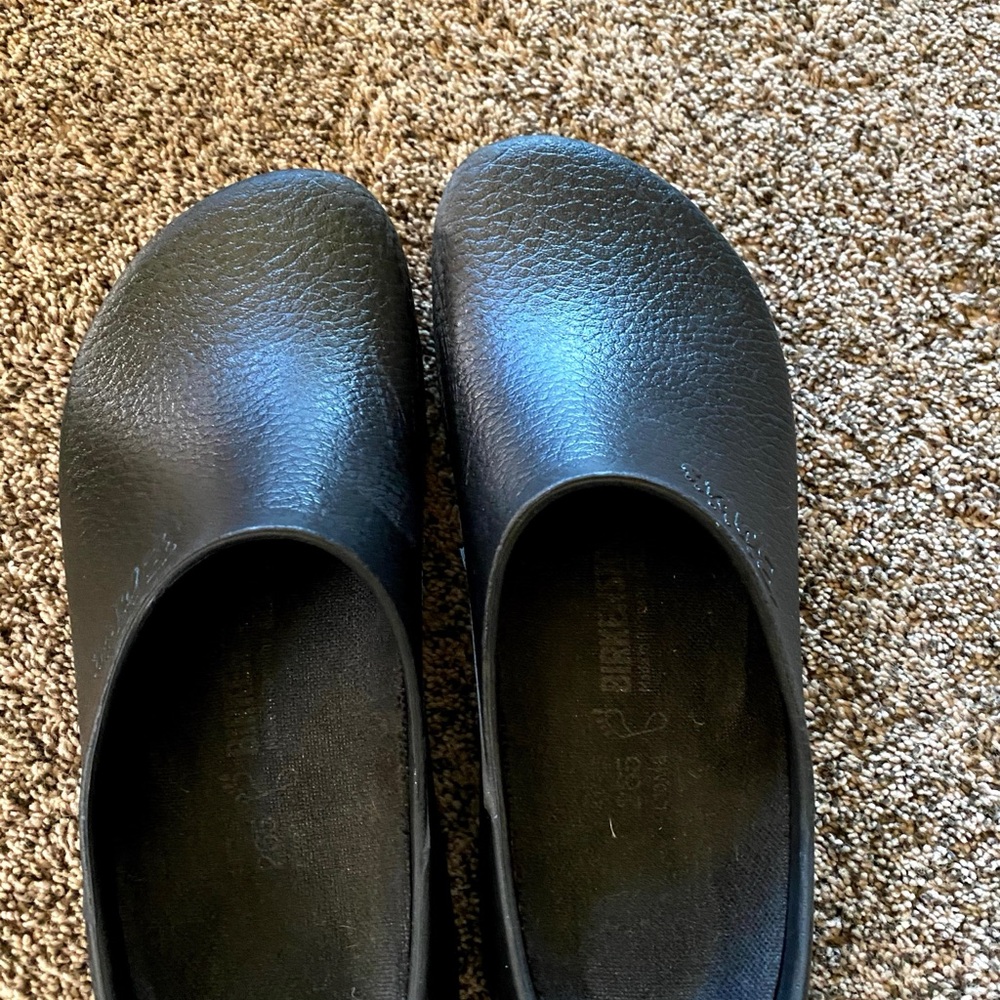 Birkenstock Black Loafers & Slip-Ons